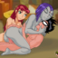 Robin gets into a threesome with his Teen Titan's teammates Raven and Starfire
